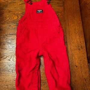 OshKosh B'gosh Kids Red Overalls